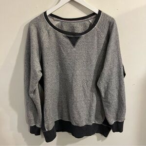 JACHS New York Oversized Size Large Gray Long Sleeve Sweater Men's Crewneck